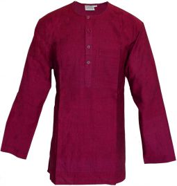 Bengali Kurta Red Long Sleeve